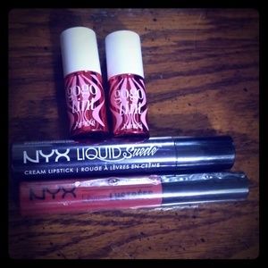 Lip lot! NEW-NYX & Benefit